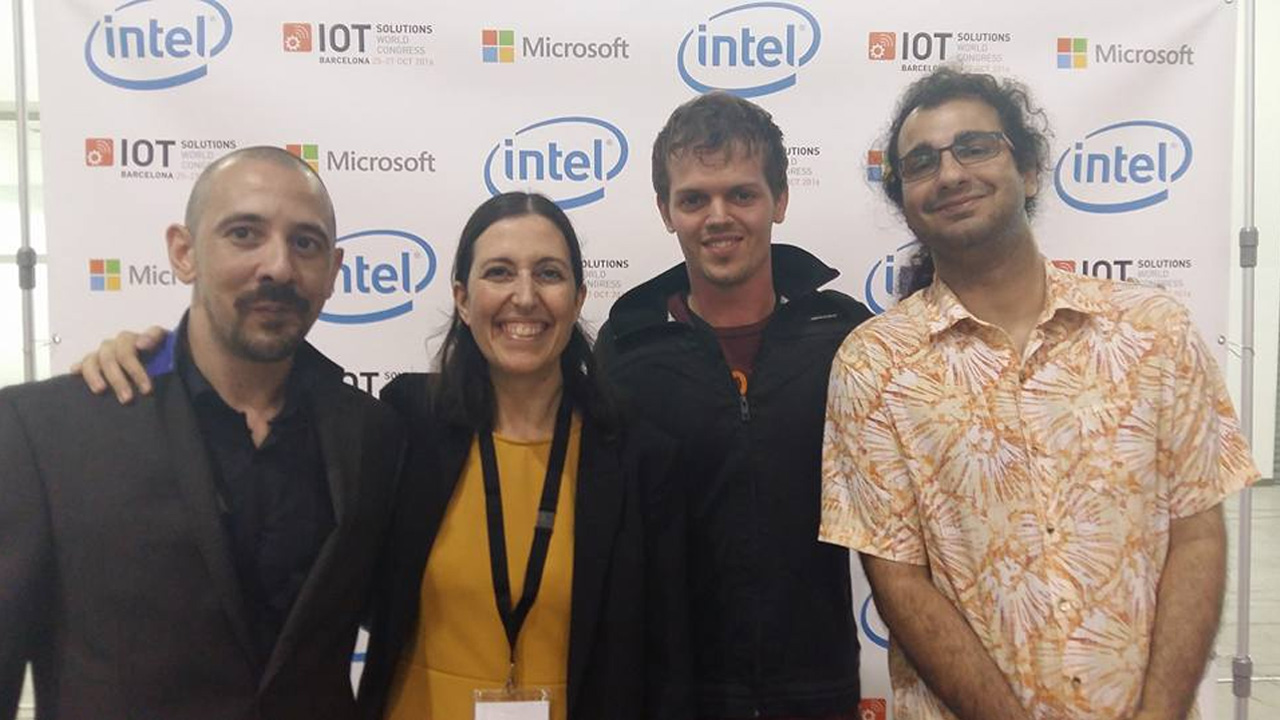 Adam Milton-Barker IoT World Congress Intel/Microsoft Hackathon - Intel Experts Award 2016