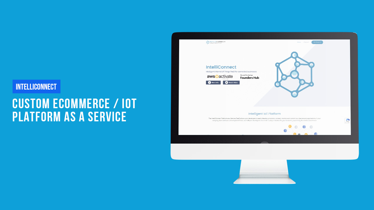 IntelliConnect IoT Platform website